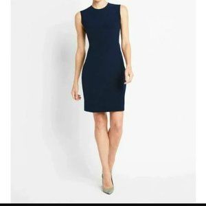 NWT Of Mercer Black Bedford Sleeveless Stretch Sheath Dress Size 12